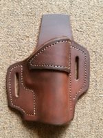 Popping Hot Black with Red Stitching IWB / XDS - Jackson LeatherWork, LLC