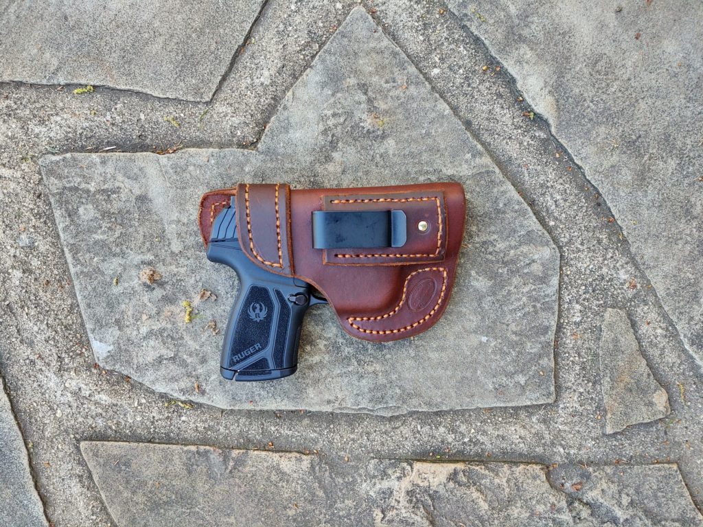 Ruger Max 9 IWB Custom Leather Holster Jackson LeatherWork LLC