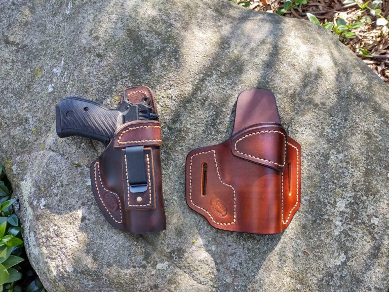 Exceptional craftsmanship CZ P01 OWB & IWB holsters Jackson LeatherWork, LLC