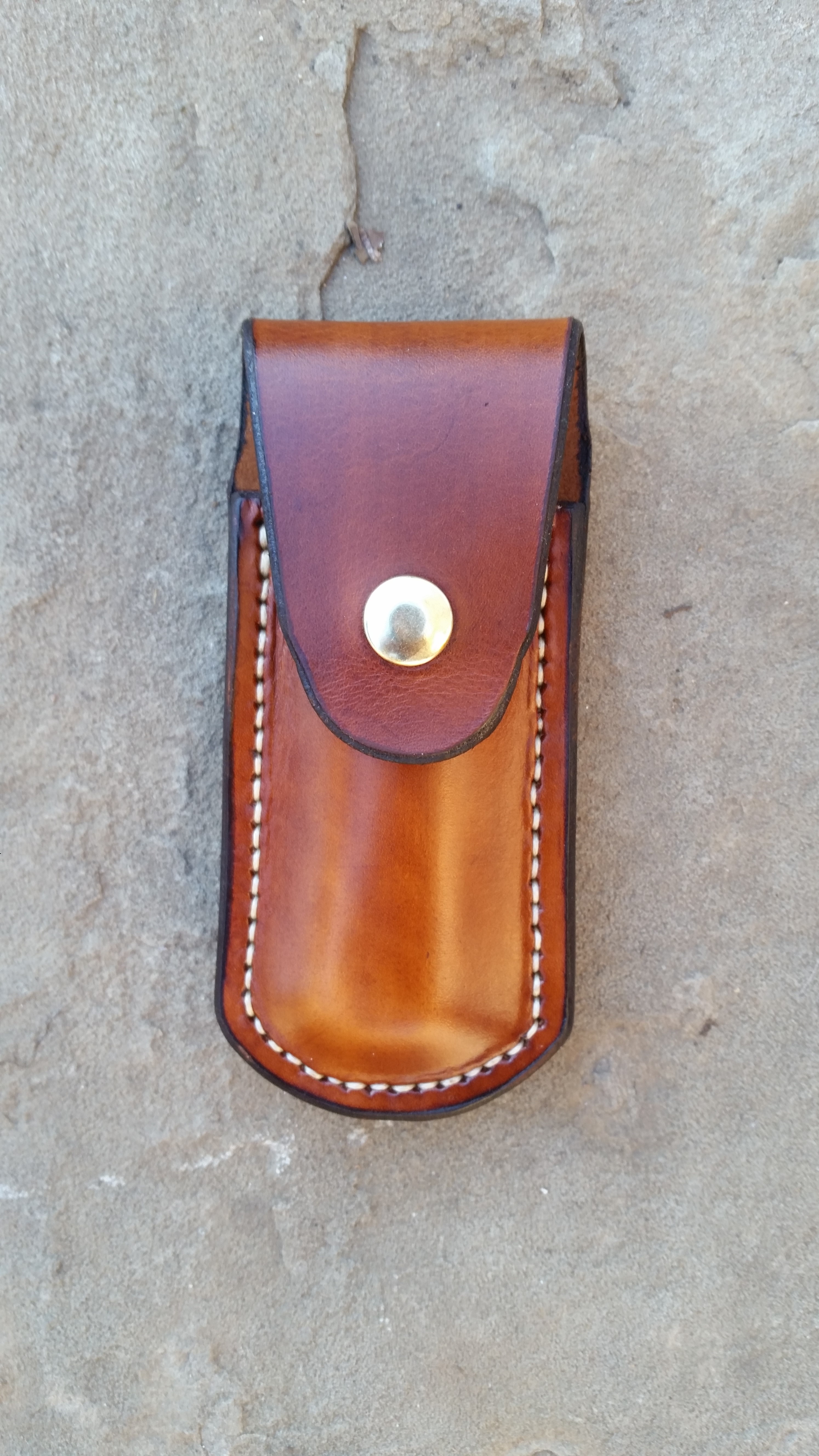 BUCK 110 horizontal or vertical knife sheath - Jackson LeatherWork, LLC