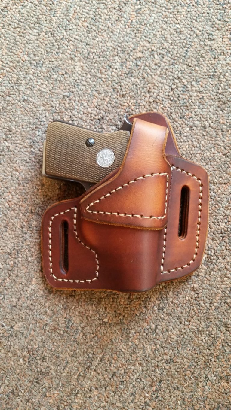 Colt Junior 25acp OWB+tsnap holster - Jackson LeatherWork, LLC